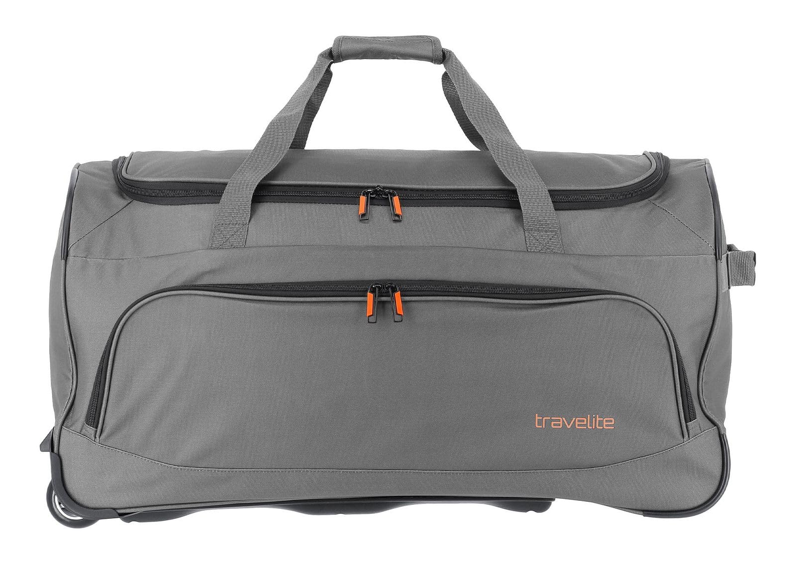 travelite trolley travel bag with wheels, sports bag BASICS FRESH, large soft holdall on wheels in sporty design, 71 cm, 89 liters