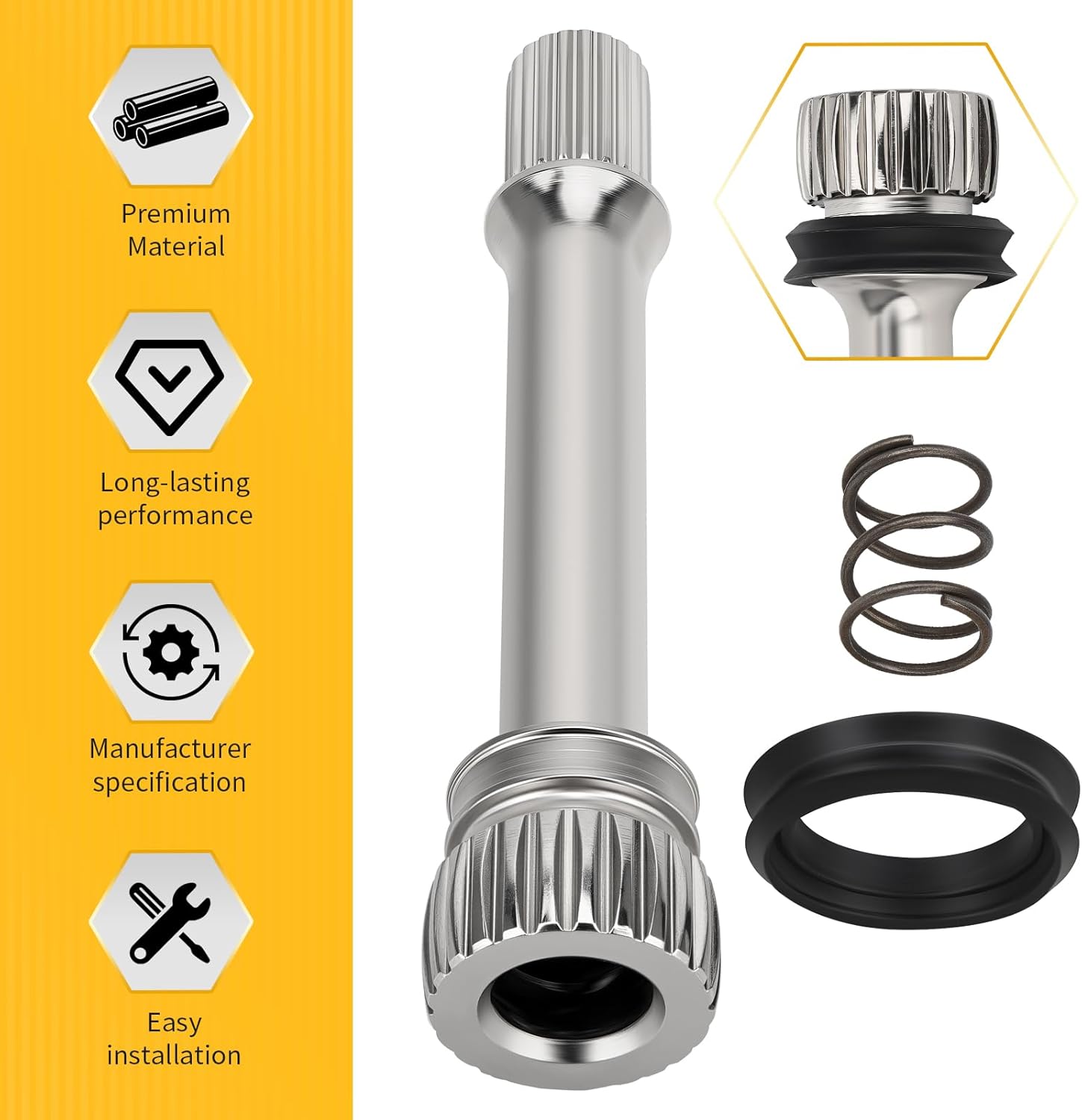 M MATI Rear Drive Shaft Propeller for Honda Rubicon 500 TRX500FA/FGA/FPA 2005-2014 Foreman 500 TRX500FE/FM/TM TRX500FPM/FPE 2005-2011 40200-HP0-A00