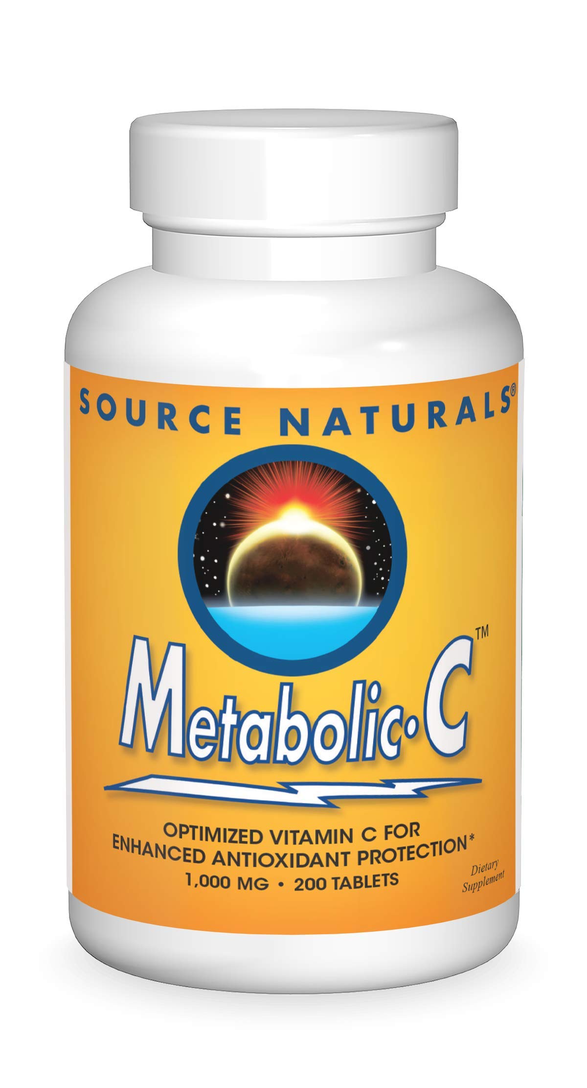 Source Naturals Metabolic C, 1000mg Vitamin C - 200 Tablets