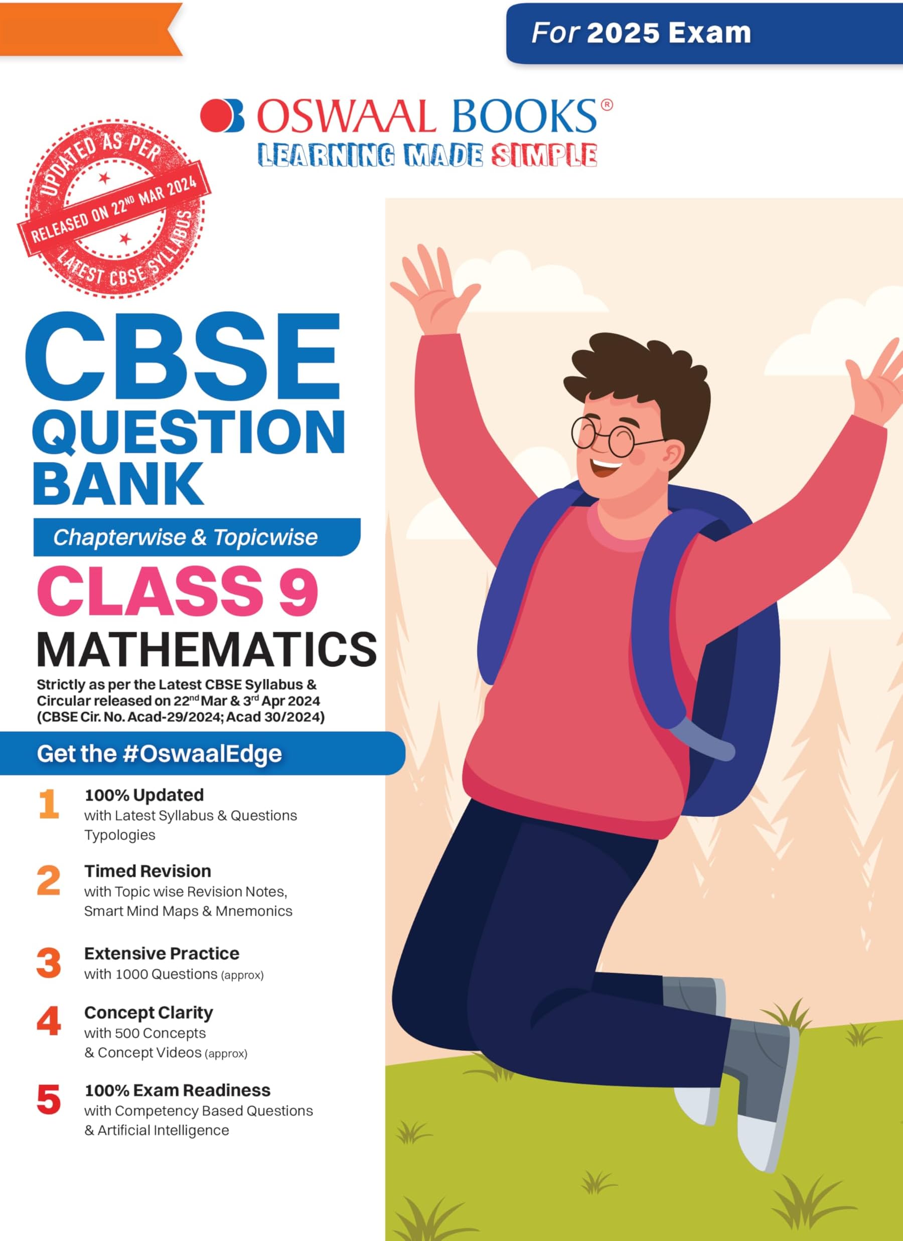 CBSE Question Bank Chapterwise and Topicwise SOLVED PAPERS_Class 9_Mathematics_For Exam 2024-25