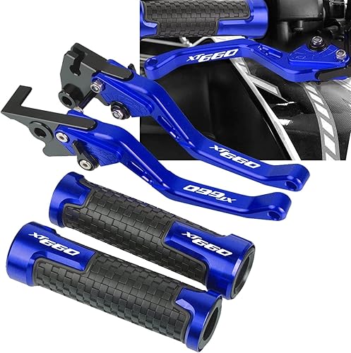 Miniatura 2 de DOUKI Para Yamaha XT660Z TENERE 2008-2016 XT660 Z motocicleta freno corto embrague palancas mango agarraderas extremos manillar accesorios CNC con