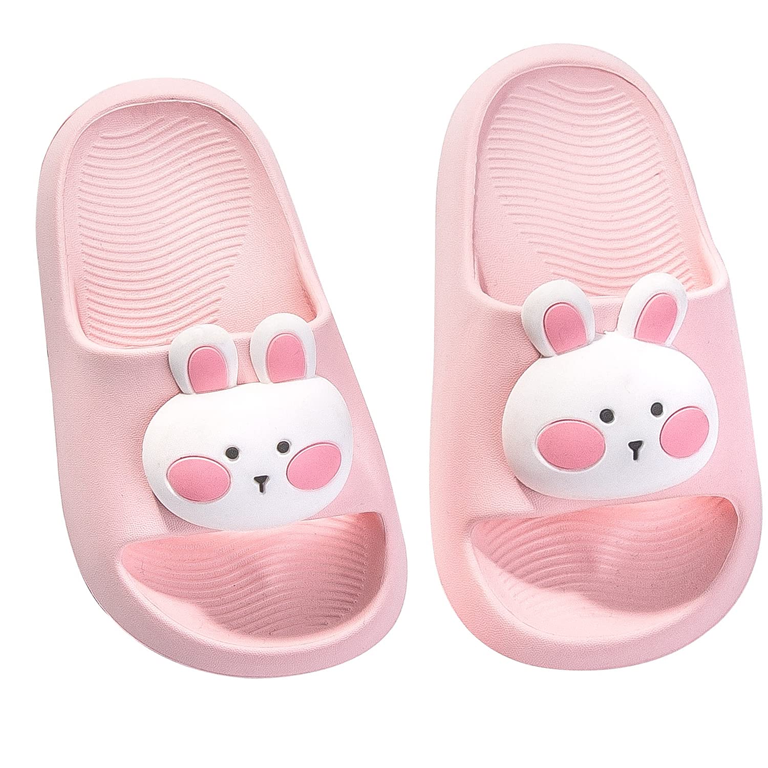 DrecageBunny Toddler Slides Slipper Unisex Child Boys & Girls Slide Sandals for Kids Flip Flops Comfy Shower Slippers Beach Garden Shoes