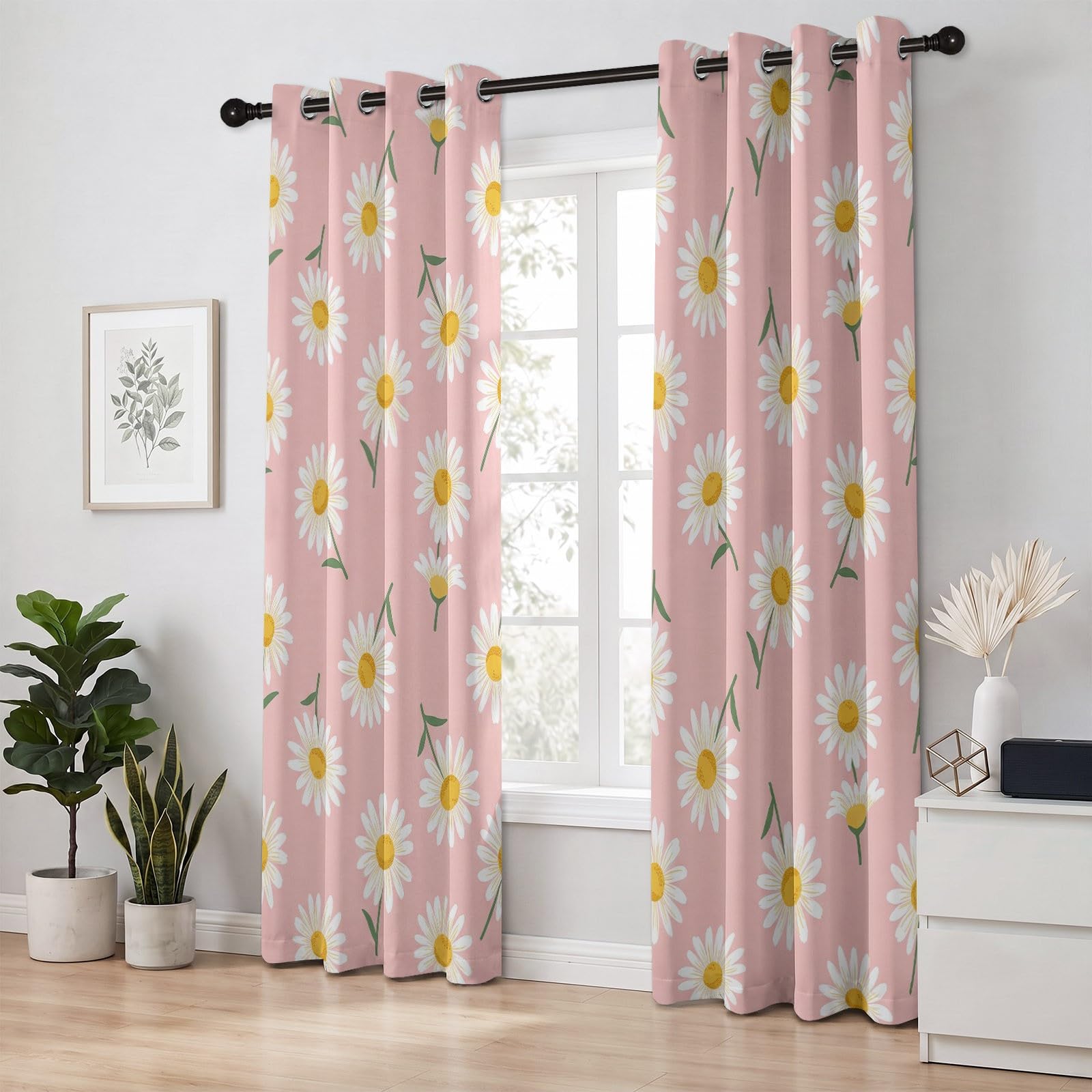 Tende oscuranti pastorali, 245 x 140 cm (altezza x larghezza), set da 2