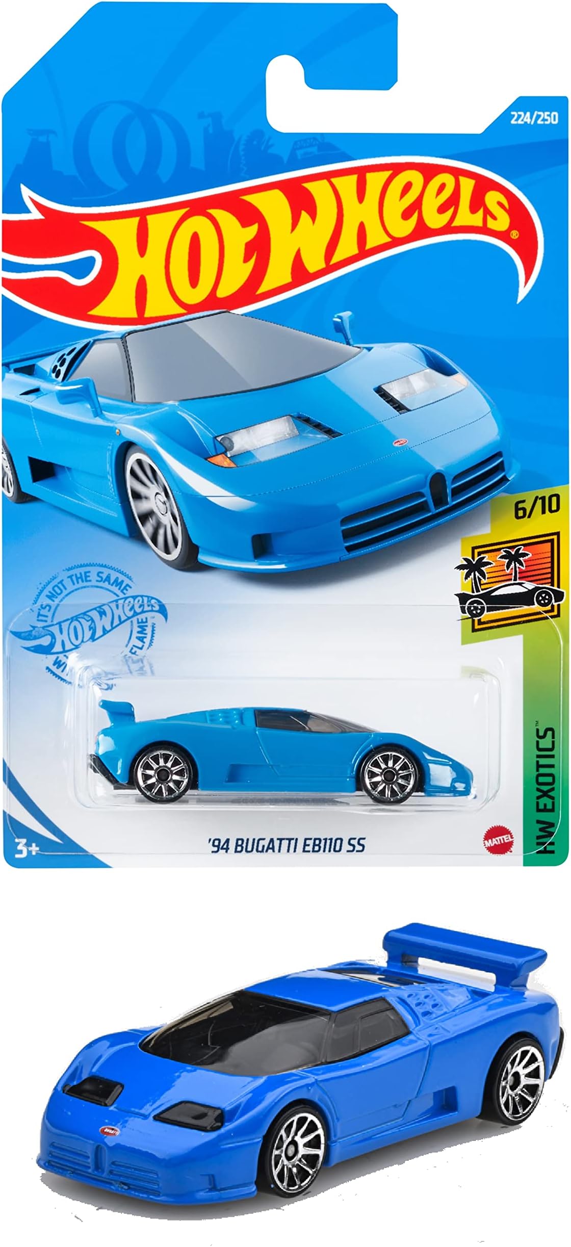 Hot Wheels Basic Car Bugatti EB110 SS HCM60