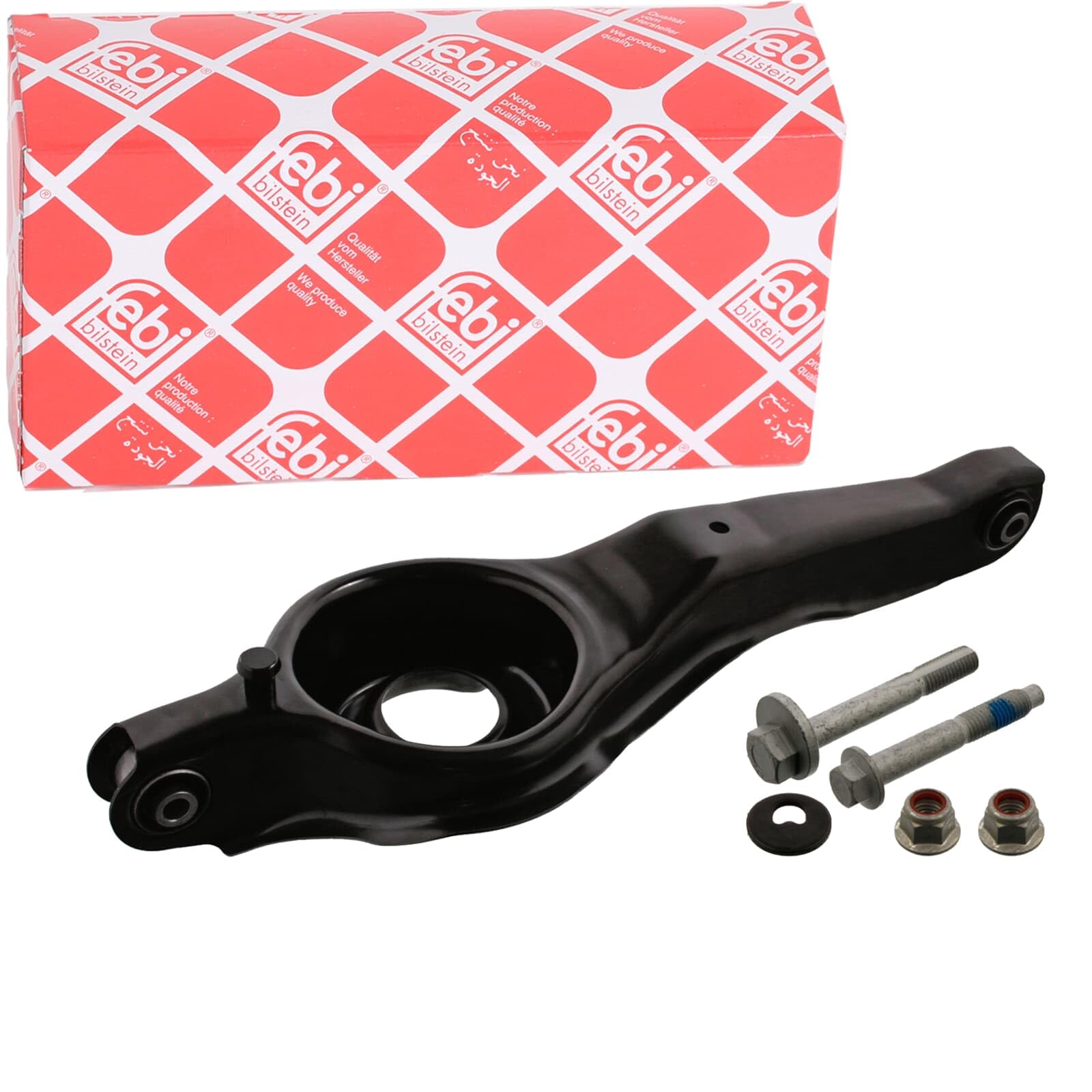 FEBI BILSTEIN CONTROL/TRAILING ARM, WHEEL SUSPENSION LOWER REAR LEFT REAR RIGHT