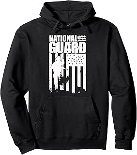 American Flag National Guard Hoodie National Guard Pullover Pullover Hoodie