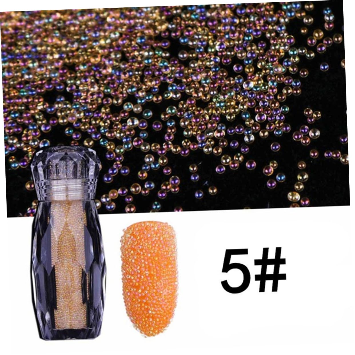 Healeved 10 Piezas pegatinas de uñas de cuentas uñas postizas home decor decoraciones de uñas para nail art de azúcar pedrería decoración de diamantes Vidrio Decorar