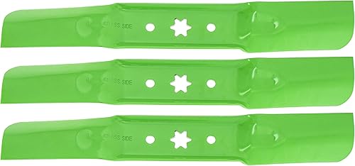 Miniatura 2 de 8TEN LawnRazor - Cuchilla de cortacésped para MTD Cub Cadet 942-05052A RZT S50 XT1 GT50 LT50 XT2 Troy Bilt (elevación media), paquete de 3