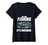 Womens IT Technician IT Tech Phishing Cyber Security Hacker V-Neck T-Shirt
