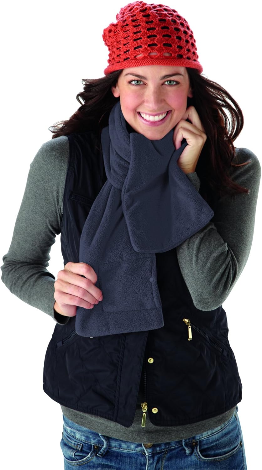 Sunbeam Cozy Spot Heated Neck Scarf, Slate (SCRF825-IND) : Clothing, Shoes & Jewelry