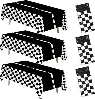 Race Car Boy Birthday Tablecloth – 3pcs Racing Party Table Cover for Kids Birthday Decorations, Disposable Table Cloth for Fast One or Two Fast Theme, 86in x 55in