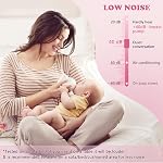 Electric Breast Pump - Double Breast Pump with 4 Modes & 9 Levels Strong Suction, LED Display, 10 Breastmilk Storage Bags, Anti-Backflow, Ultra-Quiet