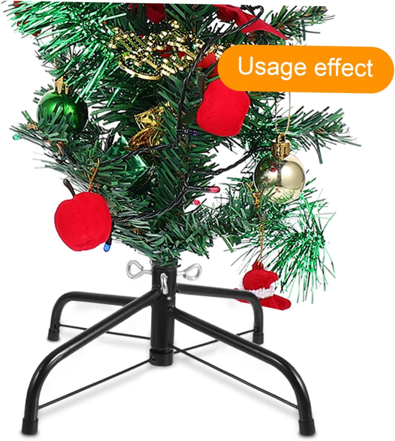 35cm Christmas Tree Iron Stand Metal Tree Stand Base for Christmas Decorations Folding and