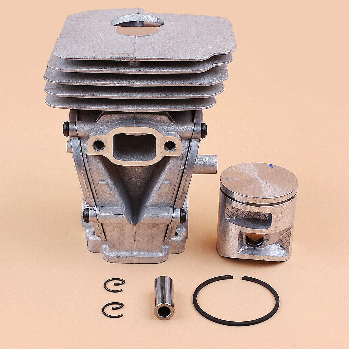 41 mm Zylinderkolben-Set passend für Husqvarna 135 140 135E 140E Kettensäge, Nikasil beschichtet
