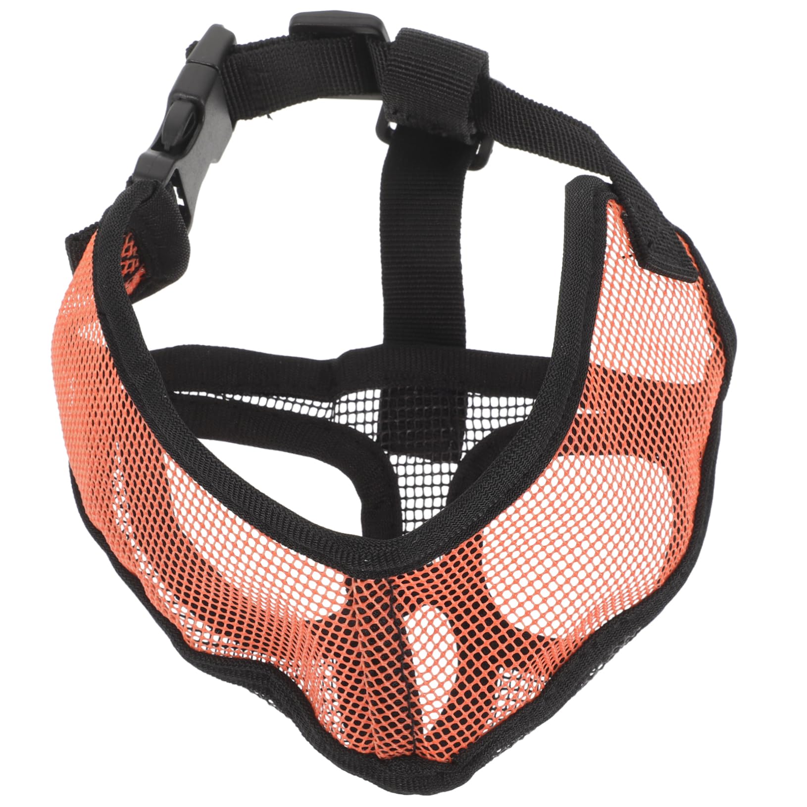LIOOBO Adjustable Mesh Dog Mask Breathable Comfortable Puppy Muzzle -Barking for Short Snout Dogs