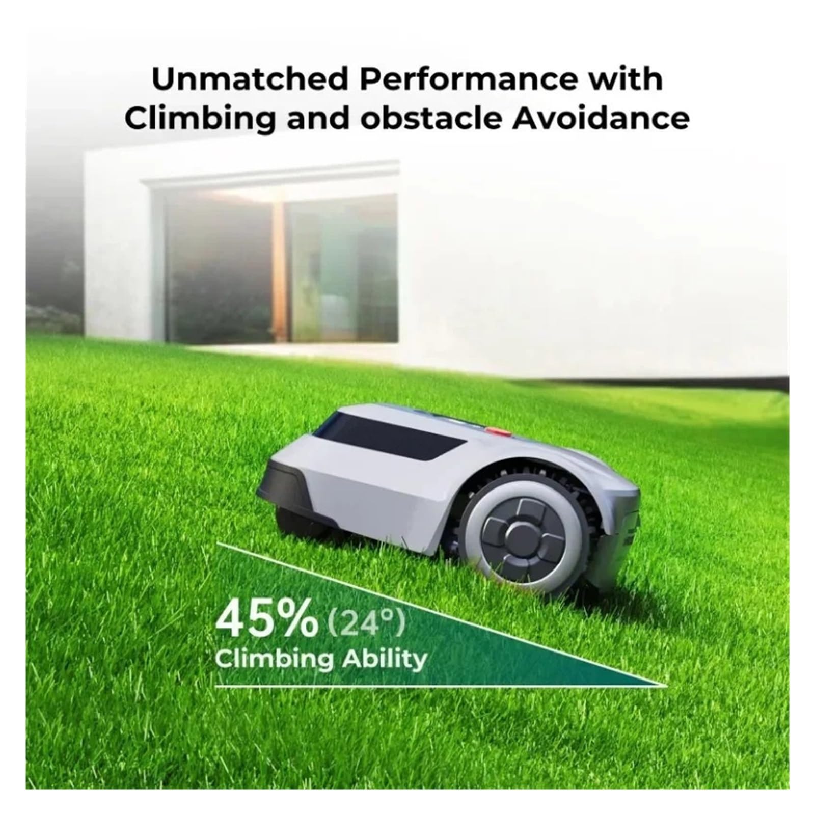 Cortadora De Césped Robótica Automática Radar Eléctrico Control Remoto WiFi Tareas De Corte Sin Esfuerzo En El Jardín