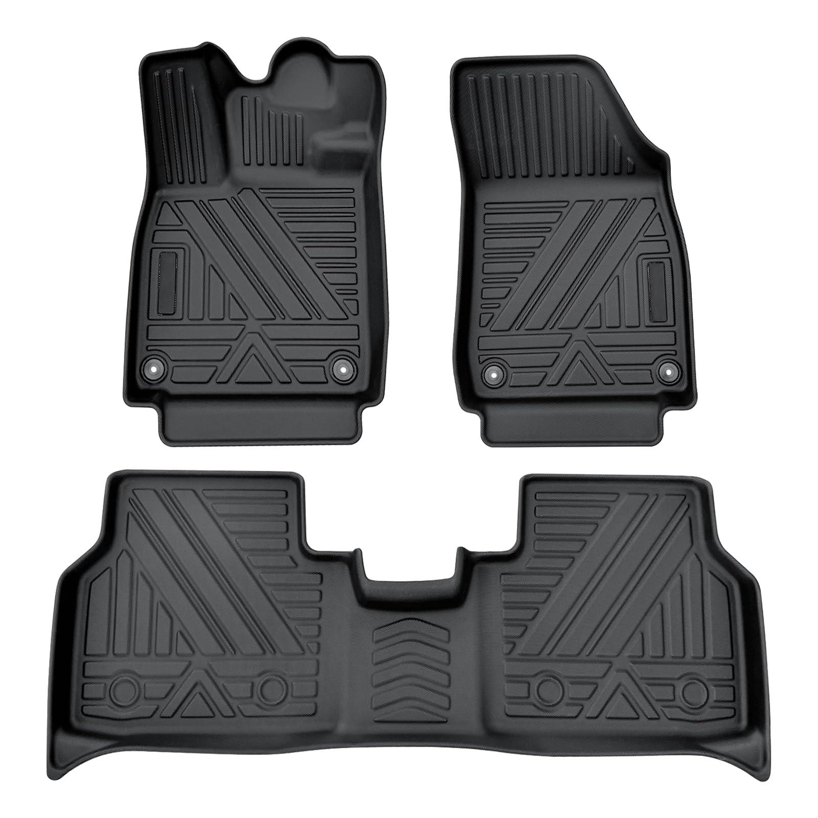 GAFAT V W ID.4 ID.5/ Skodα Enyaq IV 2021-2025 2026 Alfombrillas de Goma, ID4 2025 Alfombrillas Originales con Escaneo 3D de TPE, Borde Alto, Compatible con VW ID.4 Accesorio