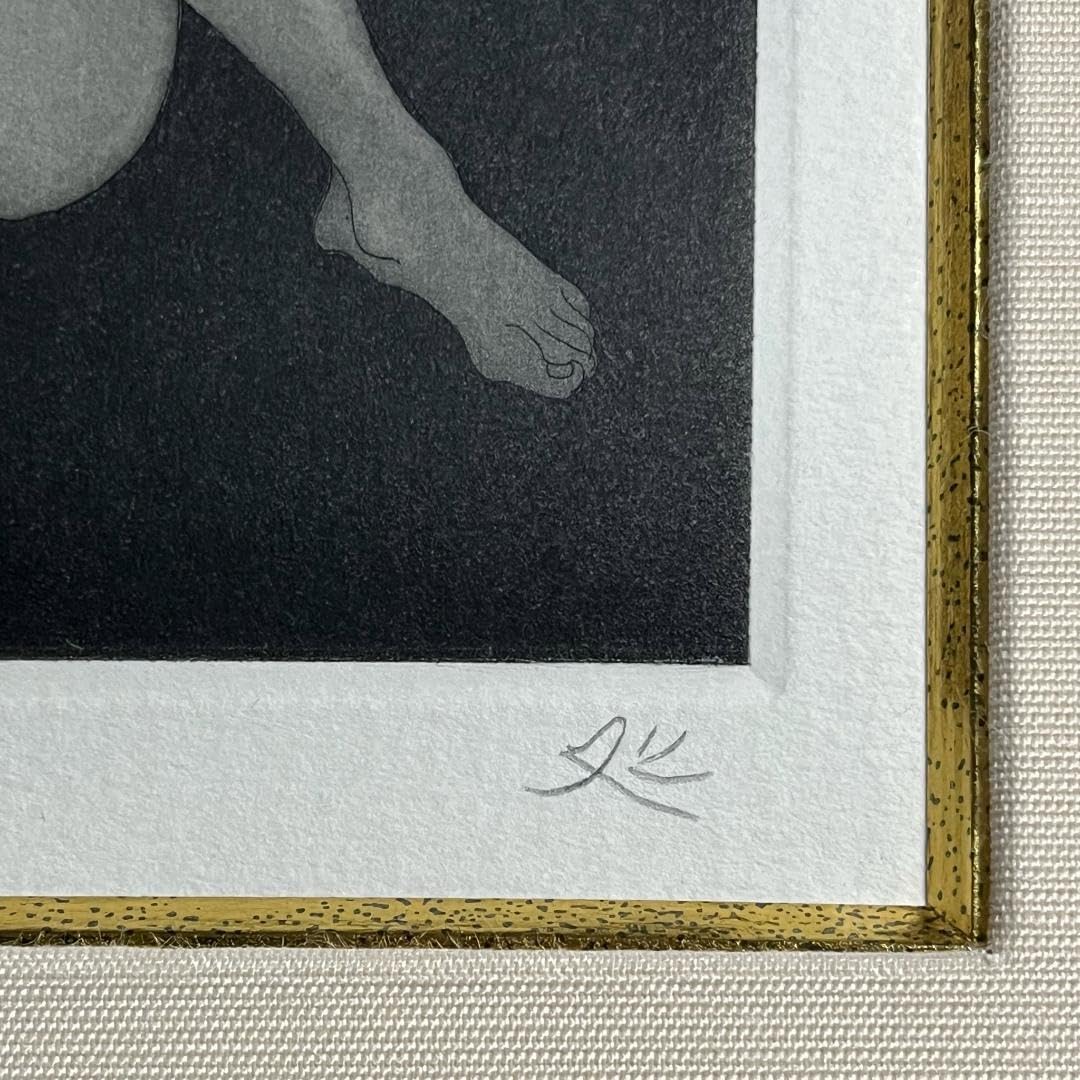 加山又造 小さな裸婦 銅版画 文化勲章 文化功労者現代の琳派物故巨匠