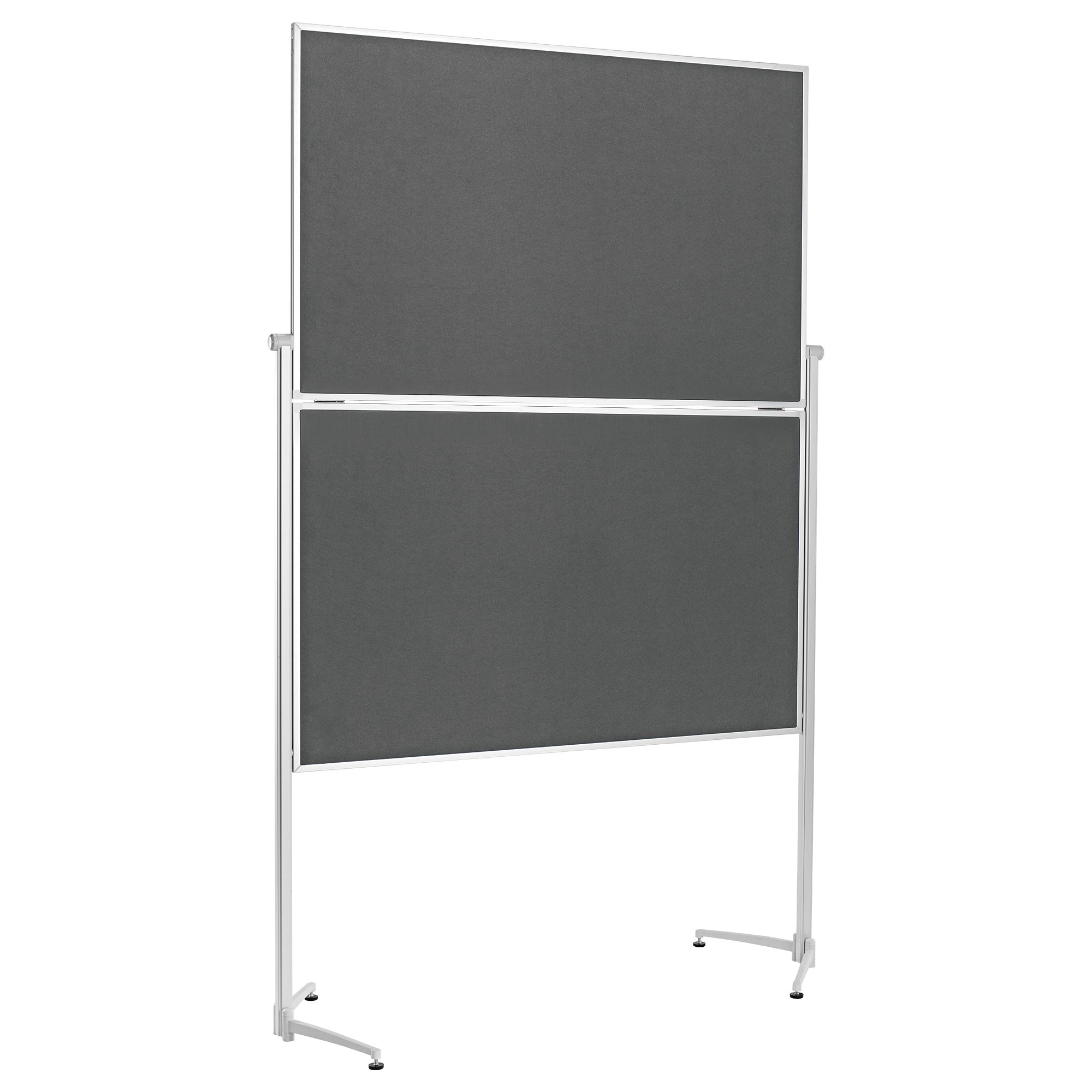 Magnetoplan Moderationstafel 120x150 Cm - Mobile Stehtafel Mit Höhenverstellbarem Gestell
