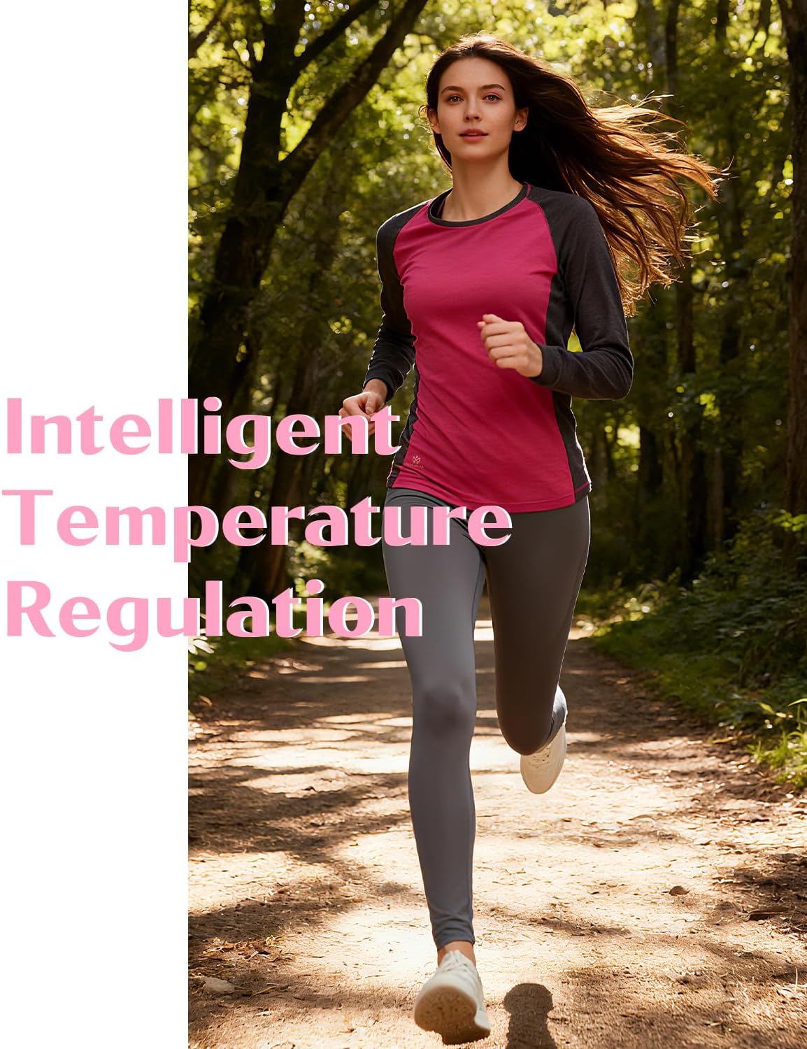 Women's 100% Merino Wool Raglan Long Sleeve Base Layer Top, Moisture-Wicking Wool Undershirt - Image 7