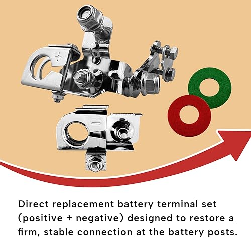 Miniatura 6 de Reemplazo del conector de terminal de batería positivo y negativo para Ford F-150 2011-2017 para Ford Edge 2011-2014 Ajuste para Lincoln MKX