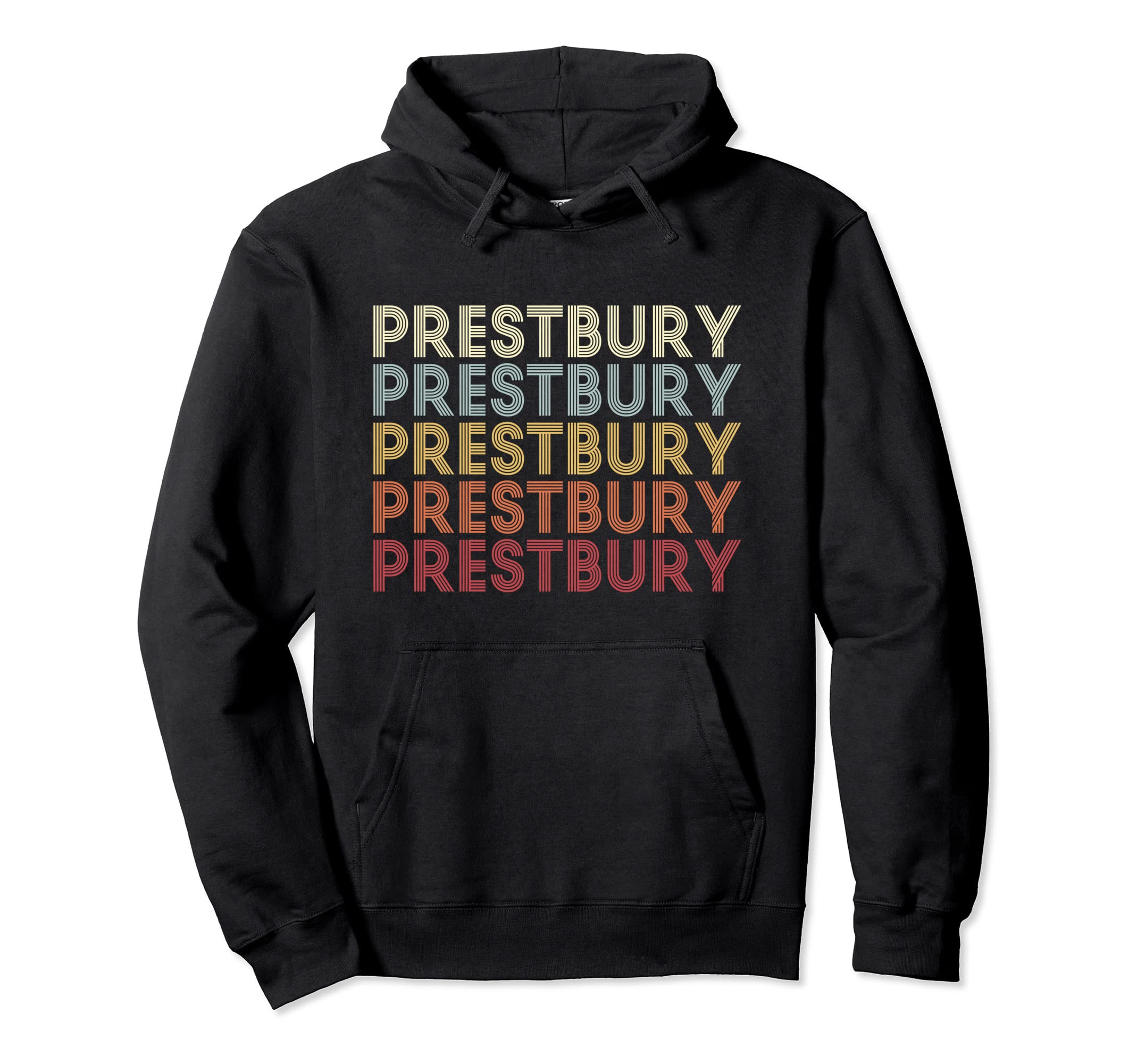 Prestbury Illinois Prestbury IL RetroVintage Text Pullover Hoodie