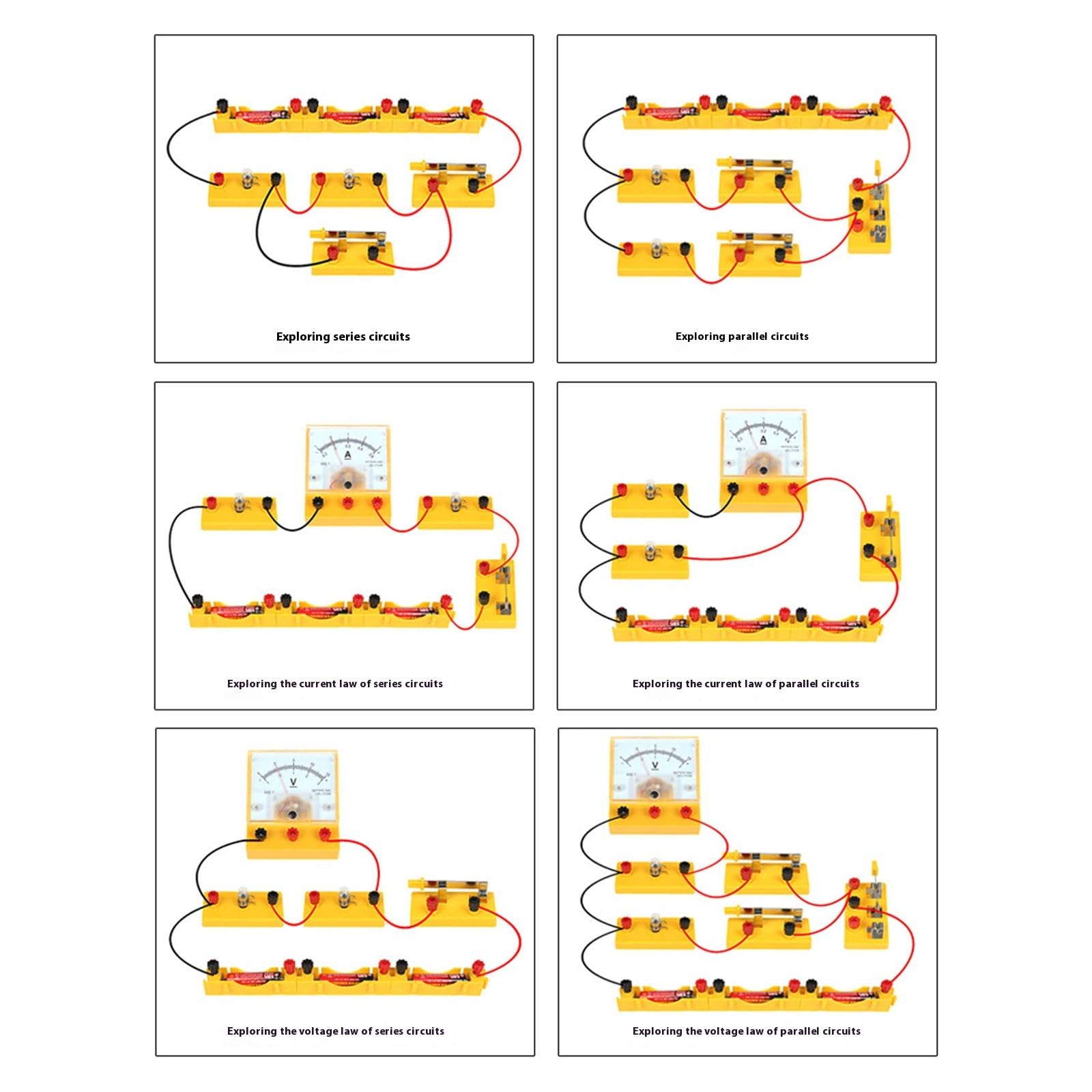 Caja De Experimentos Educativos Electromagnetismo Con Componentes Electrónicos Ayuda Práctica Para La Enseñanza Física Para Laboratorios Ciencias Aprendizaje Electromagnetismo STEM
