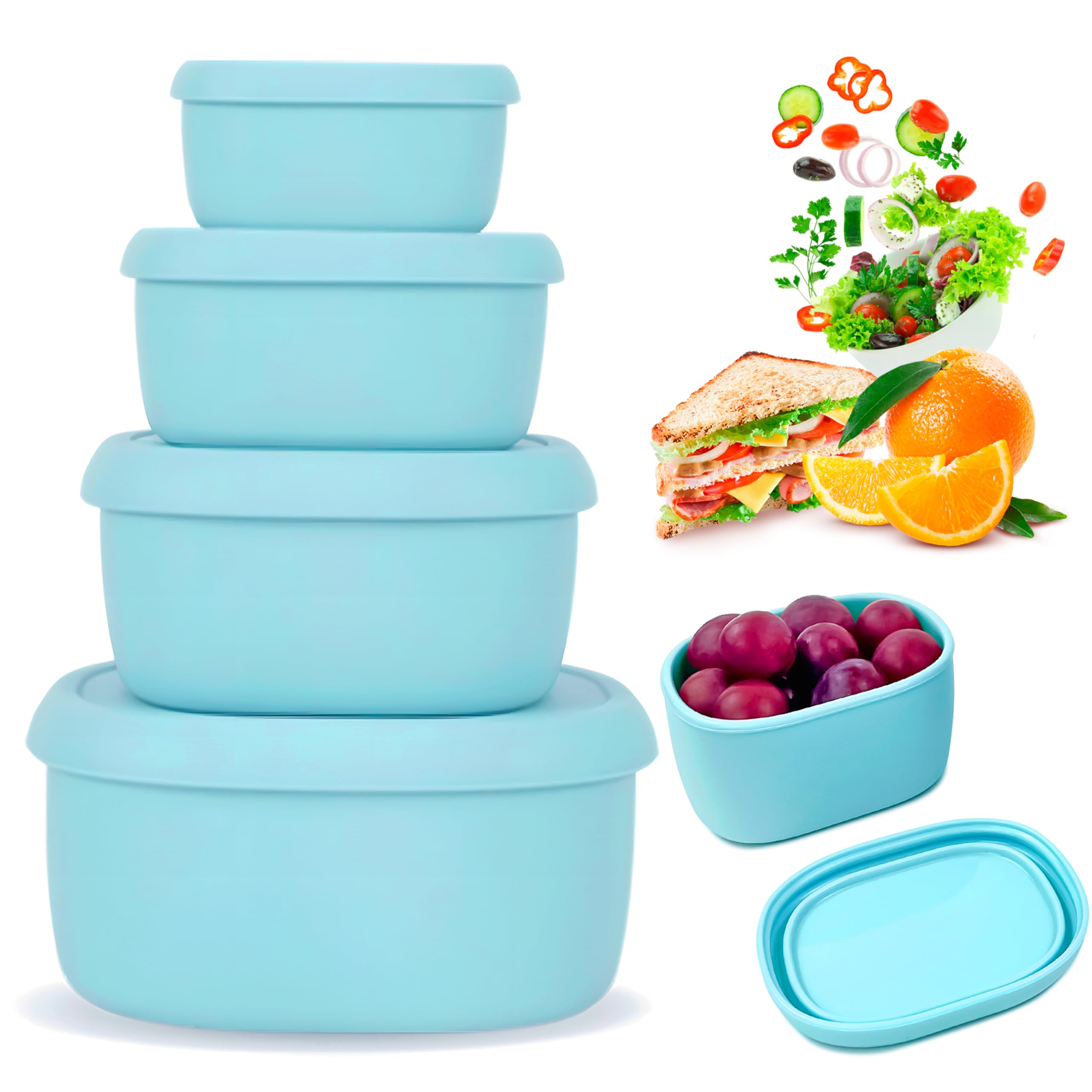 Anatole 4-Piece Silicone Container Set