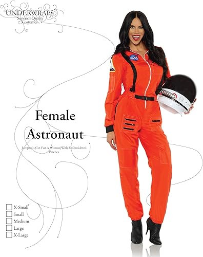 Miniatura 2 de UNDERWRAPS womens Women's Classic Astronaut Costume- Female Astronaut