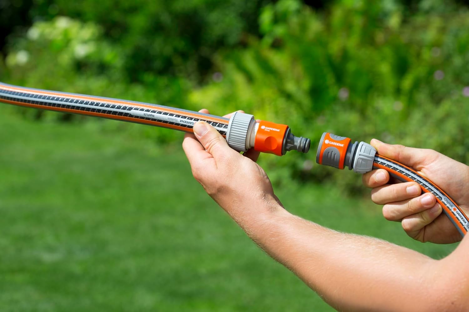 Gardena Profi System (Maxi Flow) - Hose to Accessory End + Water Stop