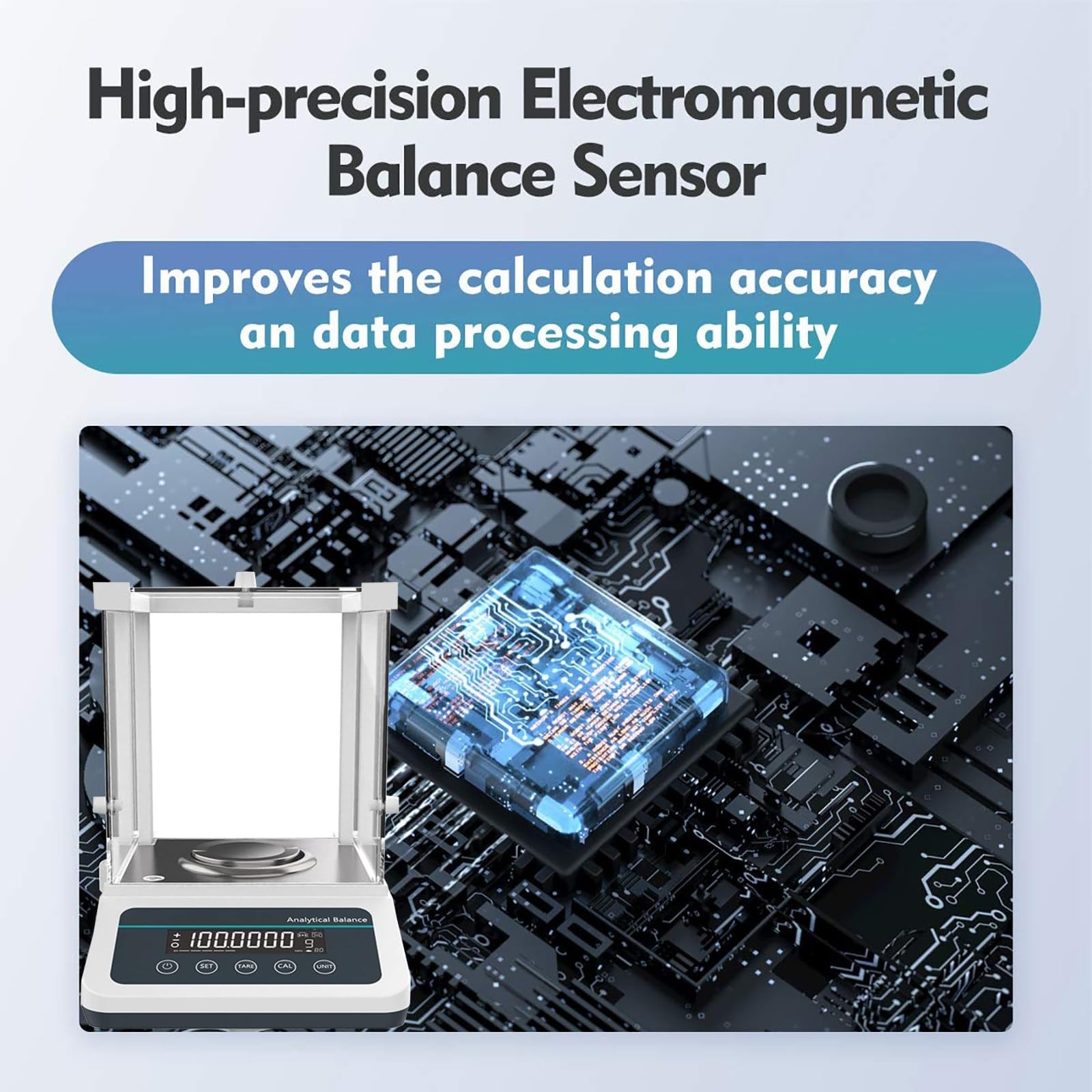 X&Z-XAOY Bilancia di Precisione da Laboratorio Bilancia Analitica di Precisione 0,0001 G con Parabrezza, Interfaccia RS232: Collegamento di Una Stampante/Computer (Size : 220g)