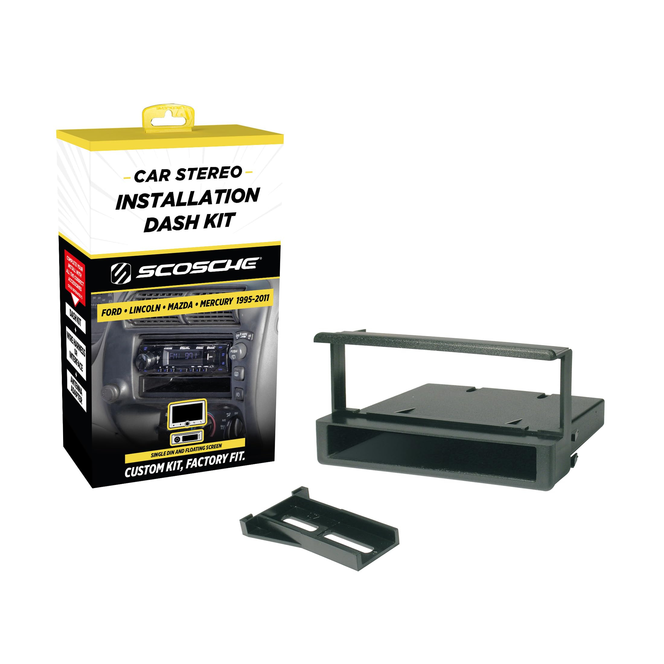 Amazon.com: Scosche FD1423B Single DIN Radio Dash Kit Compatible
