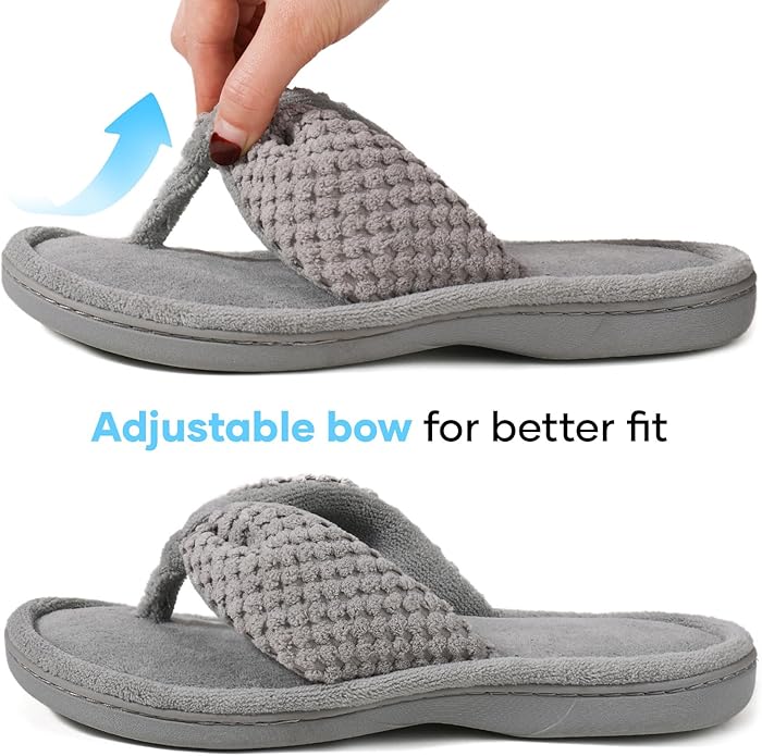 Chancla tipo flip flop de espuma con memory foam ULTRAIDEAS para mujer miniatura 5