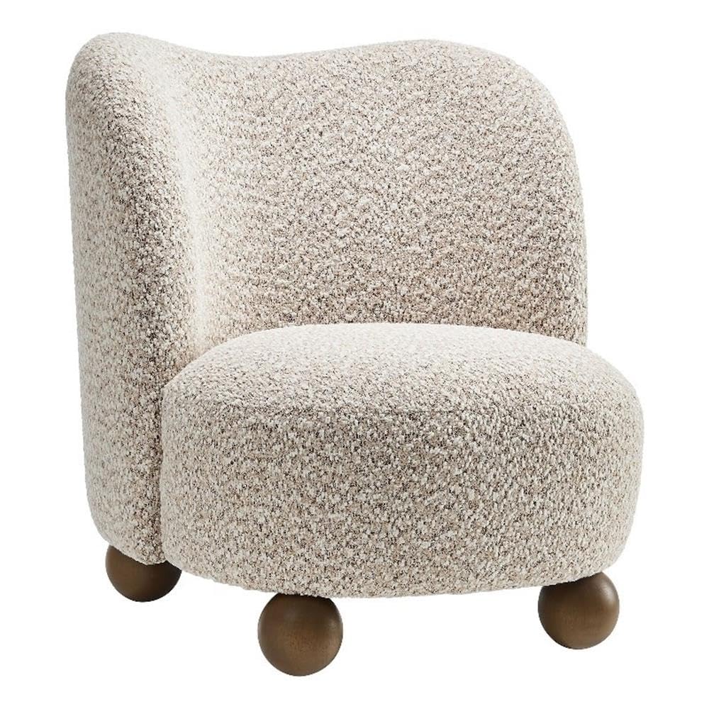 Monro モンロー　Round Cusion Amazon.com: Modway Monroe Boucle Accent Chair in Coral Walnut
