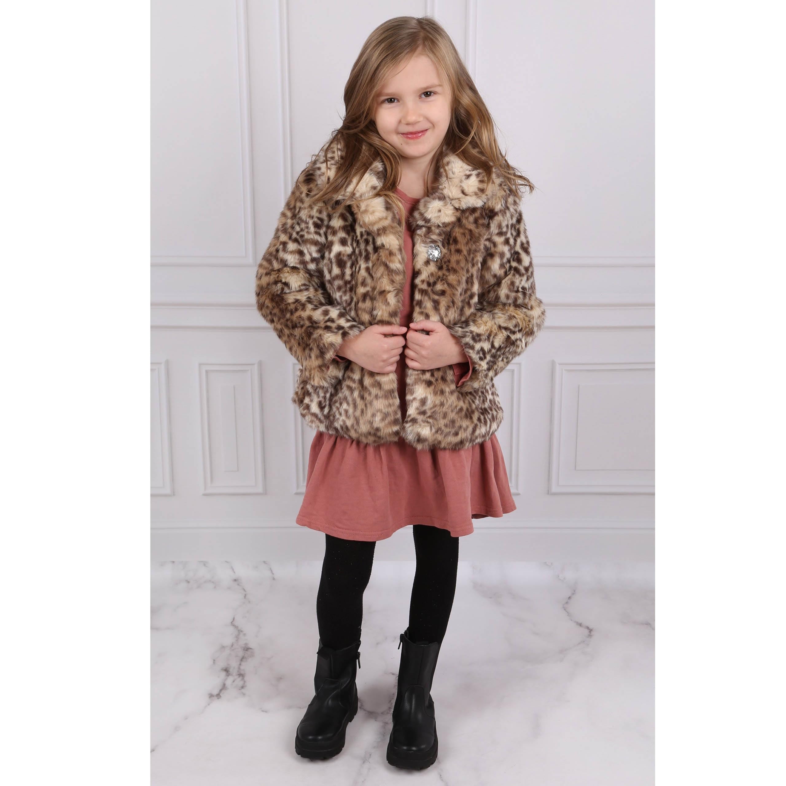 sarcia.eu Cappotto caldo leopardatto