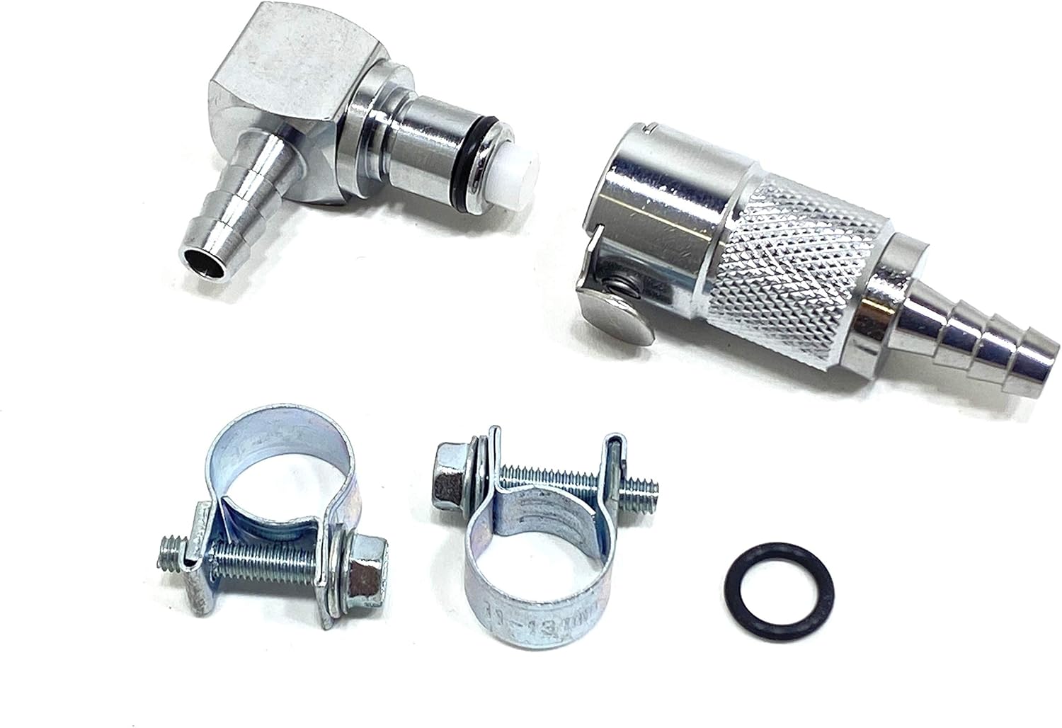 Metal Quick Disconnect Coupling 90 Degree Elbow Gas Fuel