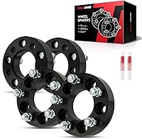 Torchbeam 5x114.3 to 5x100 Wheel Adapters 1 Inch - M12x1.5 Studs, 73.1mm Bore, Hub-Centric for Chrysler Town & Country, Grand Caravan, Voyager - 4 Pack