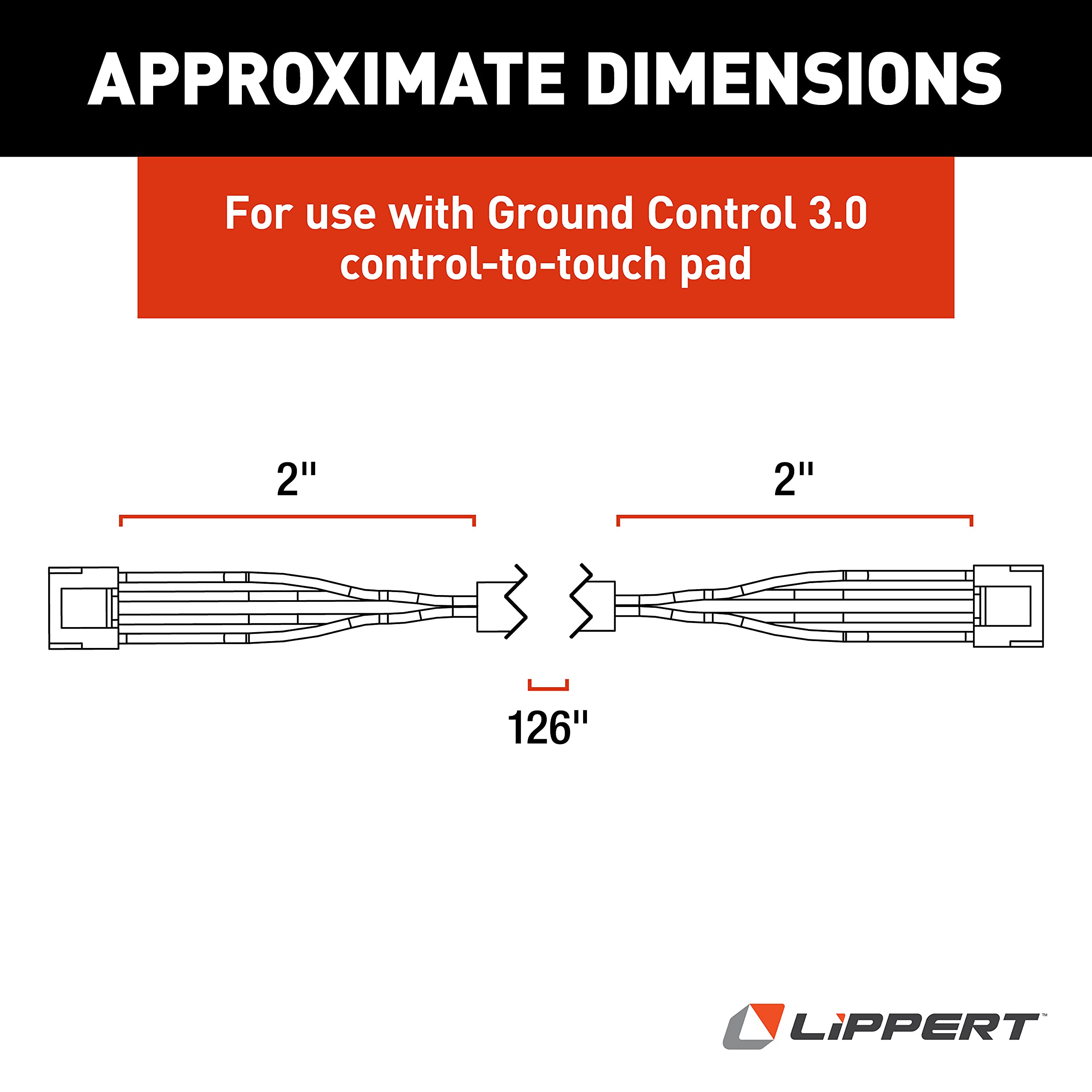 Lippert Components 232937 Ground 3.0 Control-to-Touch Pad Harness