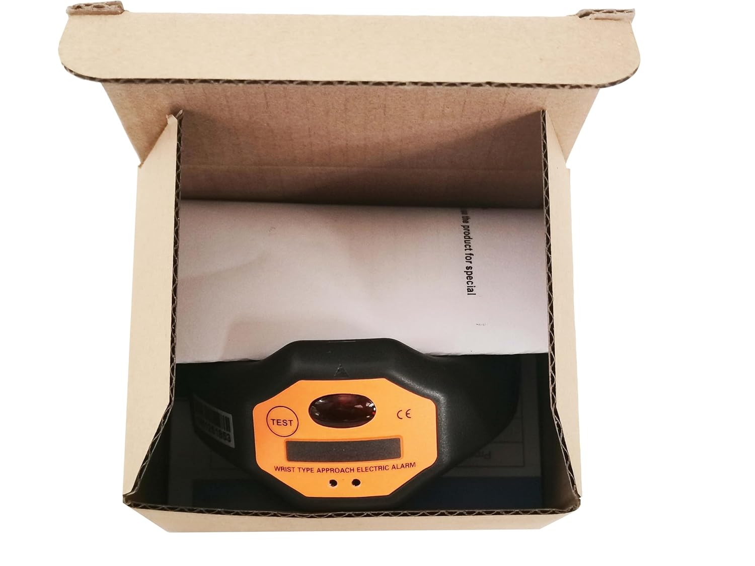 High Voltage Wireless Wrist Type Approach Electric Alarm Professional Test High-Voltage Electric Bracelet Tool Watch with Alarm Voltage Range AC 40V-1KV Proximity Warning and Alarm Function