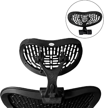 OFFICE LOGIX SHOP Mirra 2 Chair Headrest (Graphite Frame - Headrest w/Graphite Plastic Insert)