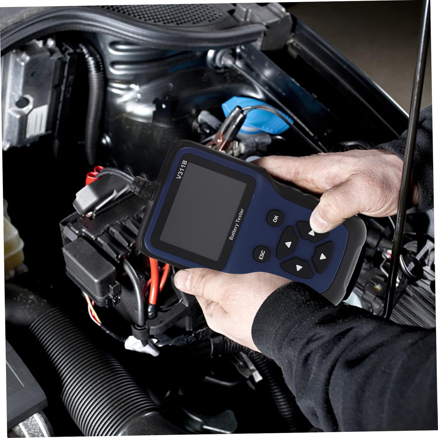 12v Auto Battery Tester Car Battery Checker Car Load Tester Compact Languages Printing Function