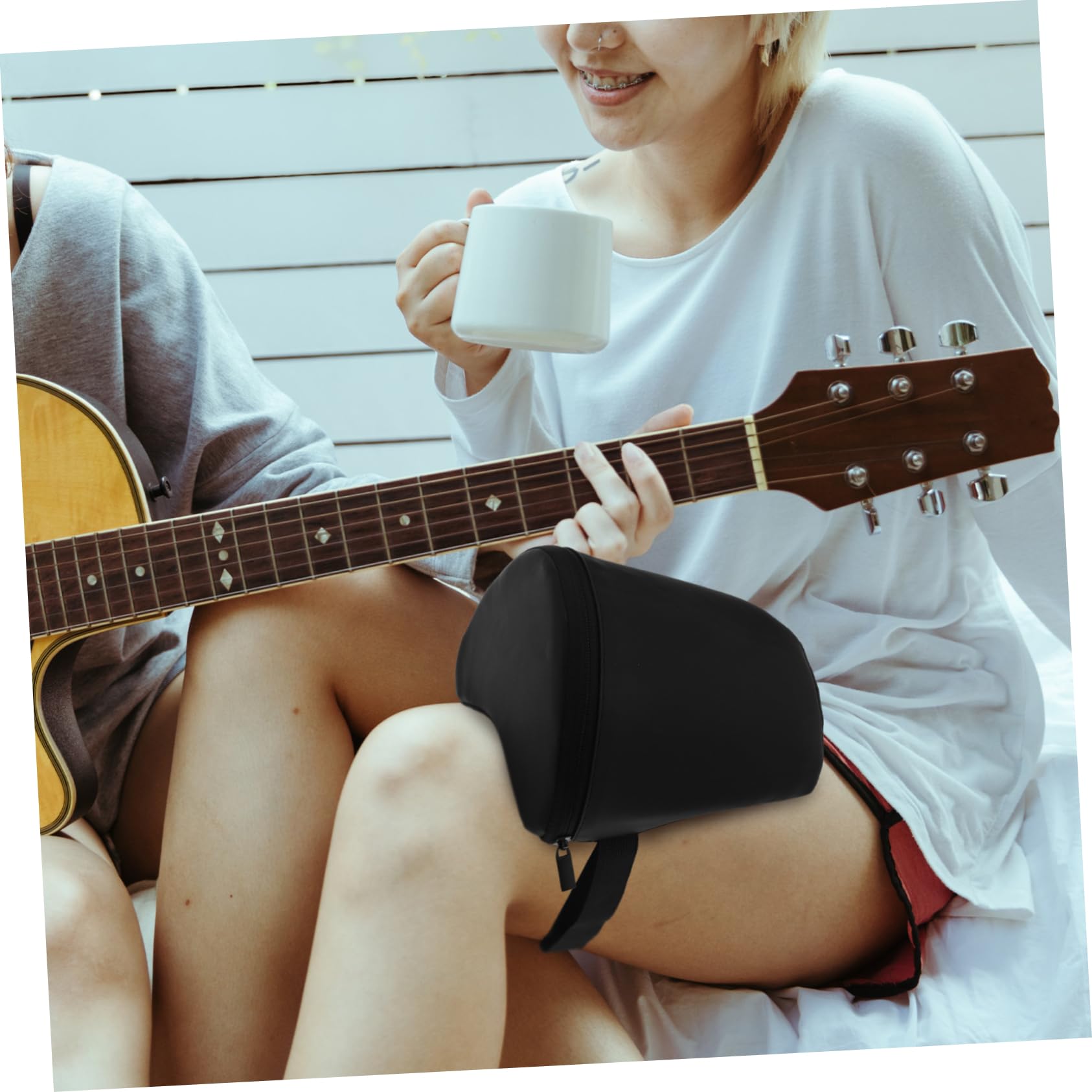 Coussin de Soutien Guitare Fa-60s Réglable, Aide à Posture