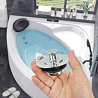 Vista 7 de LEKEYE Colector de pelo de drenaje de ducha Tapón de bañera/cubierta de drenaje de ducha/protector de drenaje para bañera y baño