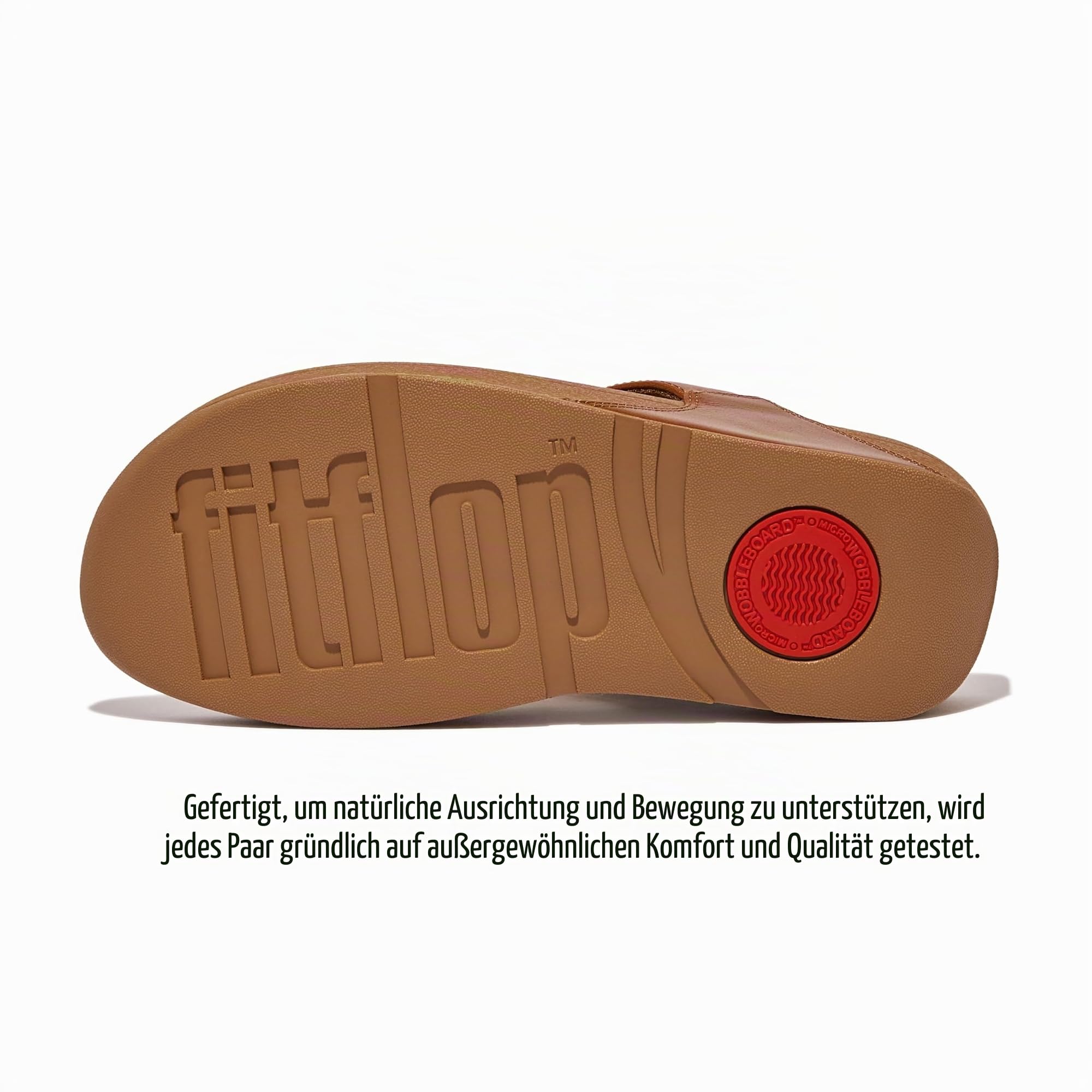 Fitflop Women's Lulu Leather Flip Flops, Toe-Post Sandals, Comfortable with Natural Arch Support - Light Tan - 5 UK