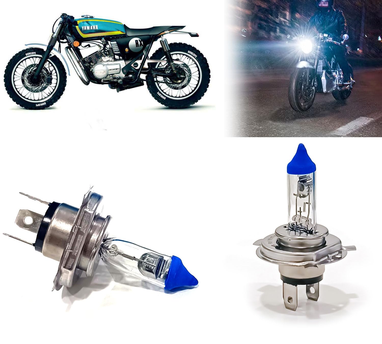 Auto Pearl Halogen H4 Front Headlight Bulb 12V/35W Ultra Bright Compatible with RX100 (Pack of 1)-image-10