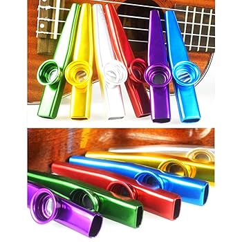 鍵盤楽器 Kazu Amazon.co.jp: Kazoo 楽器 6種類の異なる色 アルミニウム合金