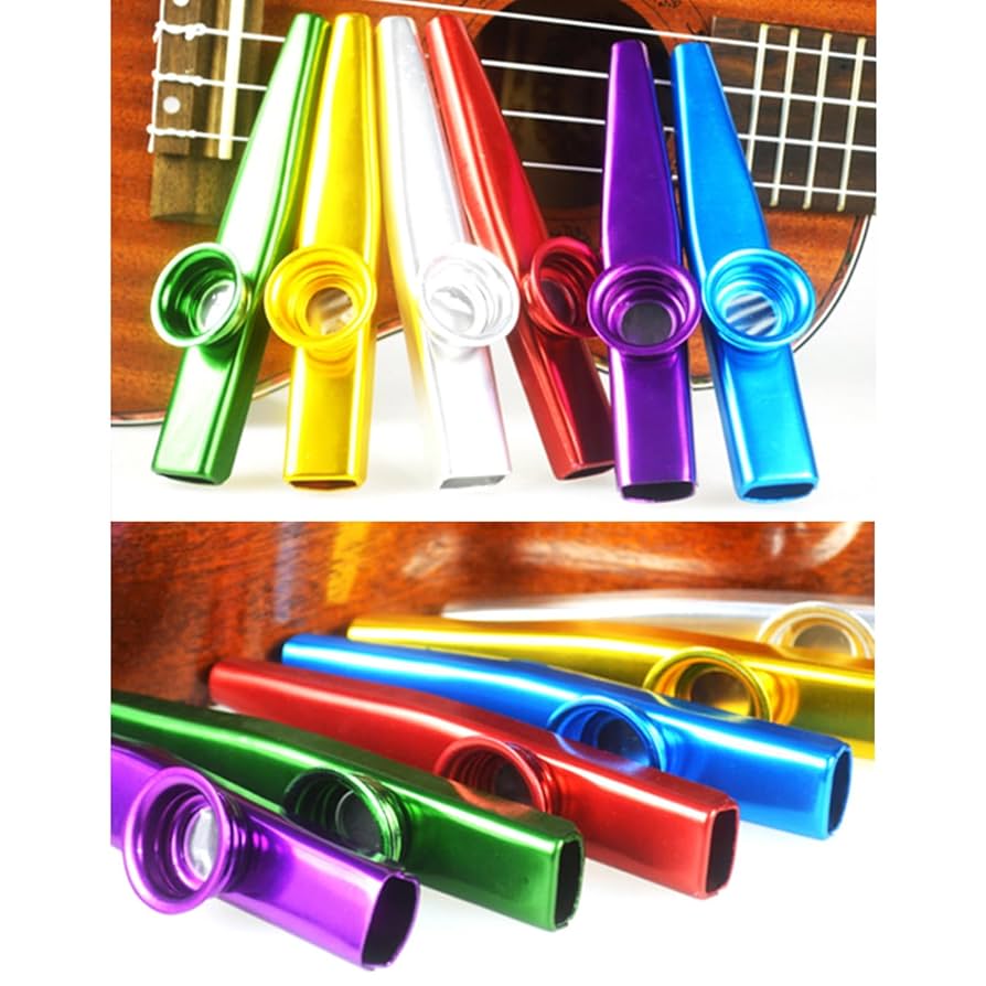Amazon.co.jp: Kazoo 楽器 6種類の異なる色 アルミニウム合金