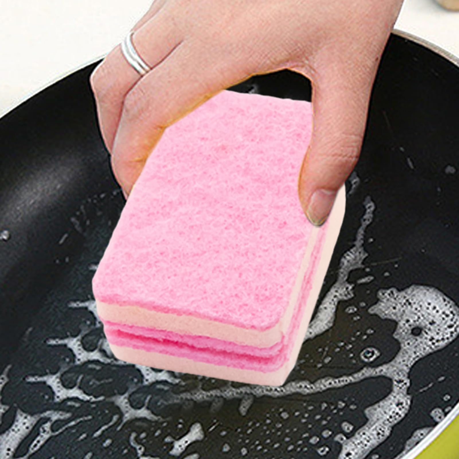 Spugne per pulire , tampone abrasivo spugna di pulizia purificatore per | stoviglie | Spugne e purificatori da cucina, spugna di lavaggio delle stoviglie, spugna per pulire