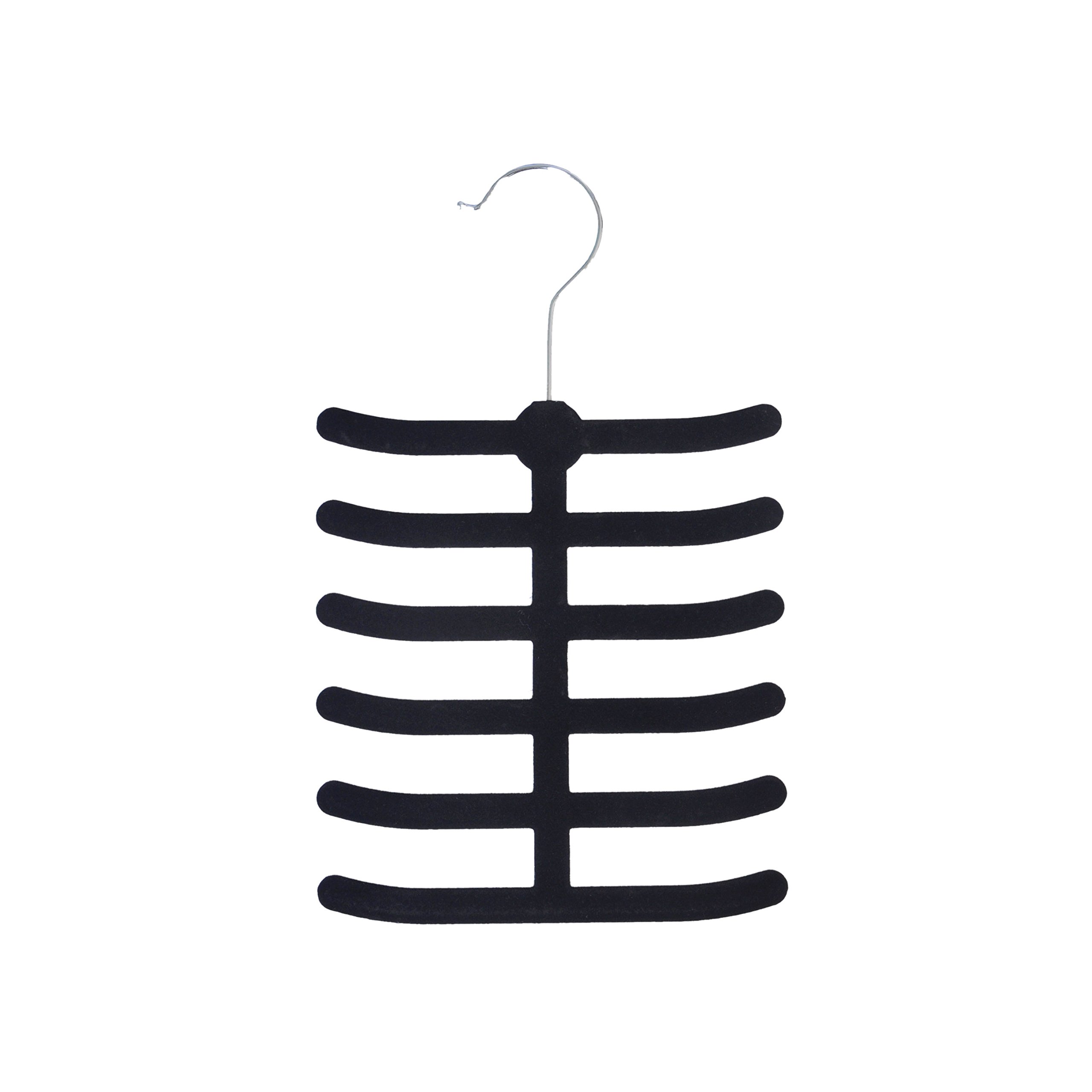 Cintre pour cravates ceinture écharpes noir lot de 2 rangement dressing penderie