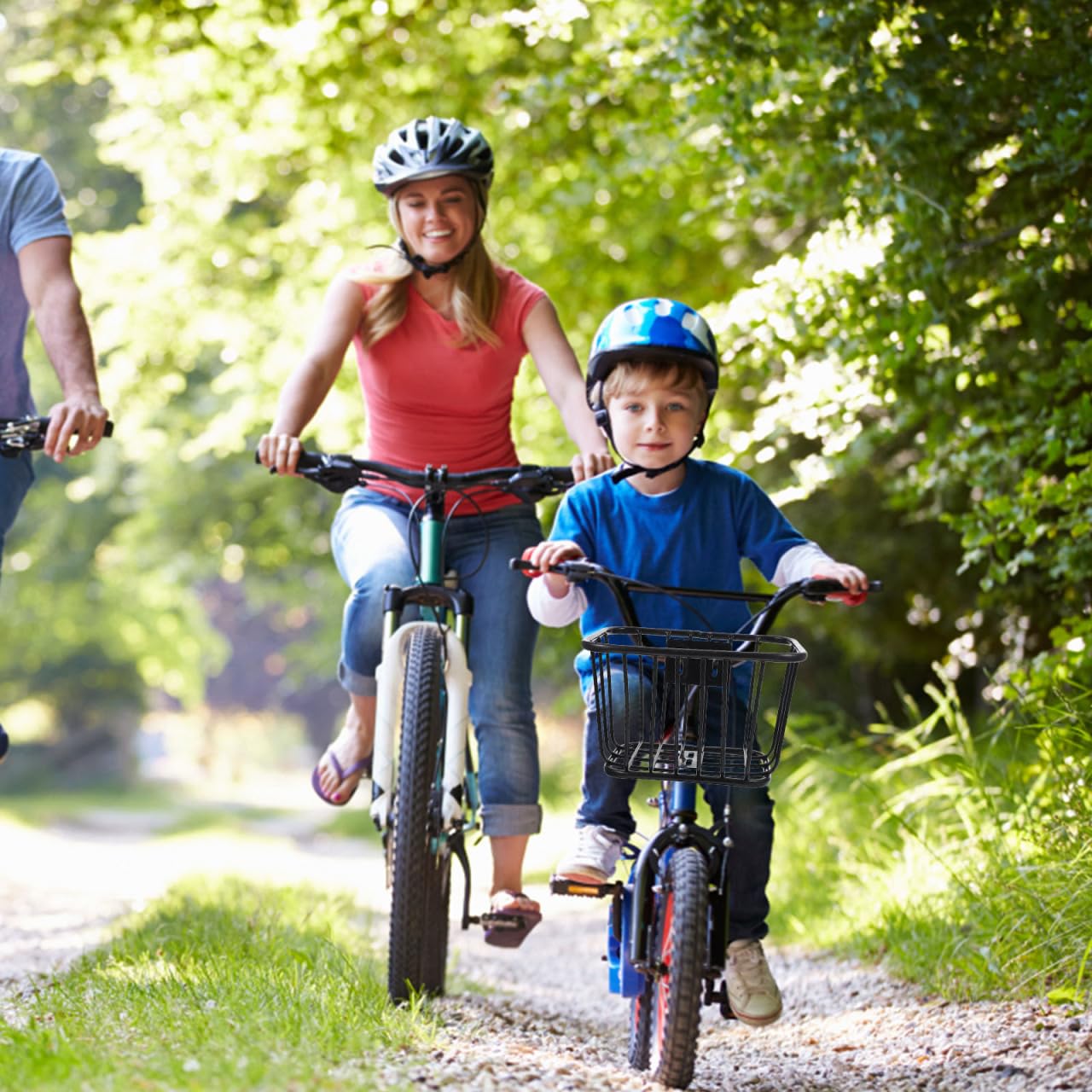 VICASKY Cesta delantera de hierro extraíble para bicicleta infantil, práctica y estable, cesta para manillar para bicicleta y scooter e inodoro
